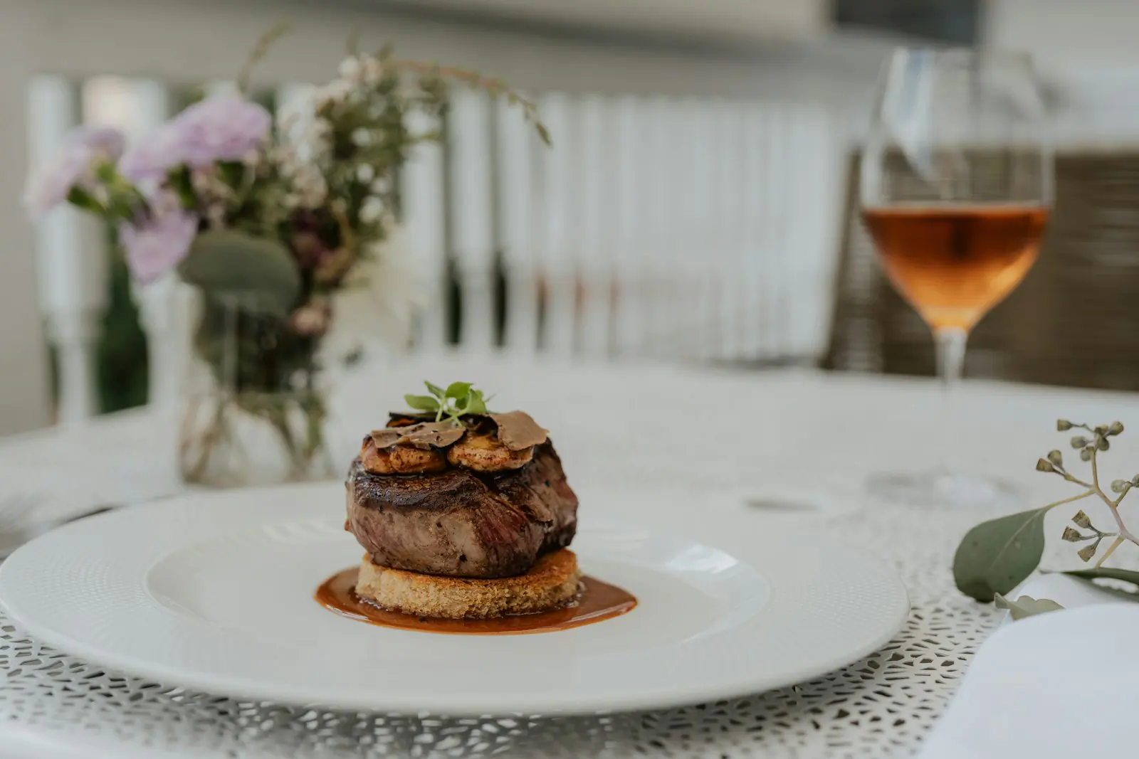 Elegant main dish served at FLO Lagos